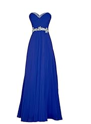 Beaded Belted Sequined Chiffon Evening Dress/Bridesmaid Dress/Prom Dress 