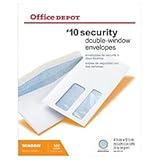 UPC 735854771331 product image for Office Depot(R) Brand Double-Window Envelopes, #10 (4 1/8In. X 9 1/2In.), White, | upcitemdb.com