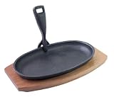 Set of 2 Cast Iron Sizzler Dishes 24cm x 14cm  from Premier