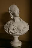 Madam Du Barry White Marble Bust 15 Tall