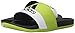 adidas Men's Adilette SC, Semi Solar Slime/Core Black/White, 10