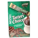 Nescafe Tasters Choice 100% Pure Instant Coffee Sticks, Decaffeinated - 0.07 Oz, 6 Pieces / Pack, 12 ea
