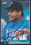 Rich Rodriguez, Florida Marlins Autographed Card