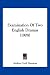 Examination of Two English Dramas (1908) at Amazon Books: 31siz4tWt8L._SL75_