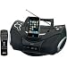 AEG SR 4337 IP Tragbares Stereo Radio (CD/MP3-Player, 80 Watt PMPO, Apple iPod-/iPhone Dock) schwarz
