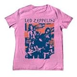 Rock Star Tシャツ これはレアです！絵画調のアナログ感バリバリな味のあるロックT。zeppelinデザインＴシャツ led zep