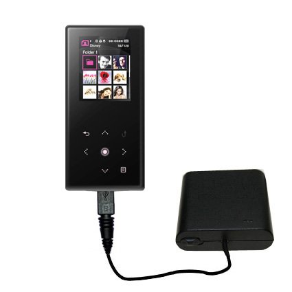 Emergency AA Battery Charge Extender for the Samsung YP-S5 - Gomadic Brand w/ TipExchange Technology