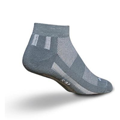 SockGuy Channel Air 1 "Grey Cycling / Running Socks