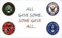 NEOPlex Economy 3' x 5' Military Flag - All Gave Some Some Gave All