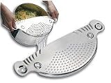 Produkt-Bild: Abgie&szlig;hilfe aus Edelstahl f&uuml;r T&ouml;pfe bis 26cm Durchmesser