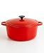 Martha Stewart Collection Red Enameled Cast Iron Round Pot, 7 Qt.