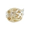 LACY 14K GOLD on 925 Silver Charm BEAD compatible with European Bracelet
