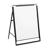 Quartet Futura Dry-Erase Easel, Dual-Purpose Writing Board/Flipchart (351900)