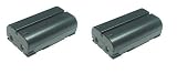 Multipack (2 count): Includes EXPEDITED SHIPPING AT CHECKOUT With Extended Performance Replacement Battery for Specific Digital Camera and Camcorder Models / Compatible with CASIO NP-L7, QV-3EX, QV-EX3, QV3000-propack, XV-3