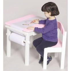 Art Table & Chair Set Pink by Guidecraft