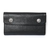 CHROME HEARTS/クロムハーツ/クロム・ハーツ/財布　ウォレット　ウェーブ　クロスボタン　レザー