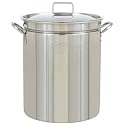 Bayou Classic 1024 24-Quart Stainless Steel Stockpot with Lid