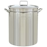 Bayou Classic 24-qt Stainless Steel Stockpot with Lid