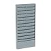 Buddy Products Adjustable Job Ticket Rack, Steel, 11 to 22 Pockets, 7.125 Inch Pocket Height, 6.25 to 12.75 Inch Pocket Width, Gray, (0801-1)
