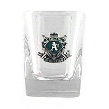 Square MLB Shot Glass - Oakland Athletics (Quantity of 1)