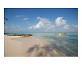 Cayman Islands, Rum Point Emerging Artists Photographic Poster Print by Ron Scott, 10x8