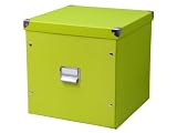 Zeller 17636 Aufbewahrungsbox, Pappe / 33.5 x 33 x 32, gr&uuml;n