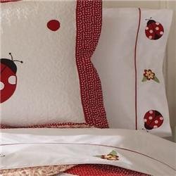 Lady Bug Yard Twin Sheet Set