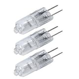 Ex-Pro® 3 Pack - Clear 10w G4 12v 2 Pin Halogen Capsule Bulbs / Lamps 2000hrs
