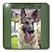 Dogs German Shepherd - German Shepherd Portrait - Light Switch Covers - double toggle switch