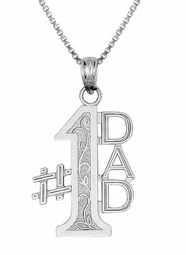 V�eJoli #1 Dad Pendant with Chain