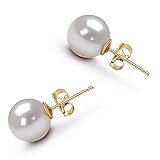 White 8-9mm AA Japanese Akoya Pearl Earring Set