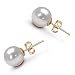 White 8-9mm AA Japanese Akoya Pearl Earring Set
