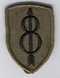 8th Infantry Division Subdued Patch