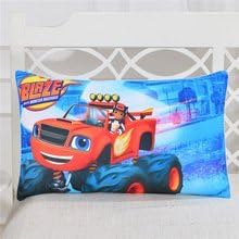 Guse case Cotton Cartoon The Blaze And The Monster Machines Throw Pillow Case Sofa Decorative Home Custom Cushion Cover 18 X 18 Inch One Side