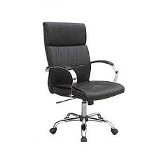 BUFFALO BLACK LUXURY LEATHER OFFICE CHAIR