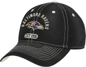 Baltimore Ravens Reebok Throwback Adjustable Slouch Hat