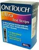 One Touch Ultra Diabetic Test Strips Box of 50