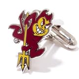 Arizona State Sun Devils NCAA Logo'd Executive Cufflinks w/ Jewelry Box by Cuff Links