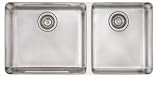 Franke KBX12034 Kubus Double Bowl Sink Under Mount 28-1/4 x 15-3/4 Boxed,