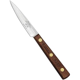 Dexter-Russell 3-Inch Spear Point Parer, Carbon Steel and Walnut by Chopping Blocks