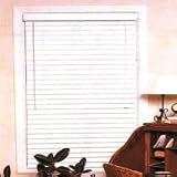 Faux Wood Blinds, 43W x 64H White