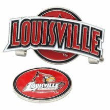 Louisville Cardinals Slider Clip With Golf Ball Marker Of 3)