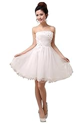 Strapless Polyester/Rayon/Tulle/Viscose Bridesmaid Dress 