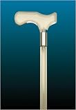 `Canes Lucite Mens Derby 7/8 36 Long with reinforced suction grip rubber tips * May be cut with a