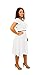 DBG Women's Short Sleeve Scoop Neck Polyester Dress