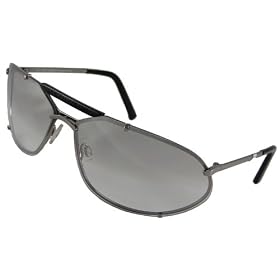 Dolce and Gabbana D&G 4265S D79 Fashion Aviator Sunglasses, Silver Frame  Clear Lenses  Silver Fade...