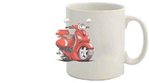 Personalisiertes Koolart - Vespa LX 50 Bike - Kaffeetasse aus Keramik
