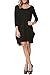 2LUV Women's 3/4 Or Long Sleeve A-Line Tunic Dress