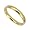 Stainless Steel Gold Plated Wedding Band - 3 mm - Size: 6-12, 6
