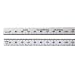 Starrett C635E-150 Spring Tempered Steel Rule With Millimeter Graduations, 150mm Length, 19mm Width, 1.2mm Thickness